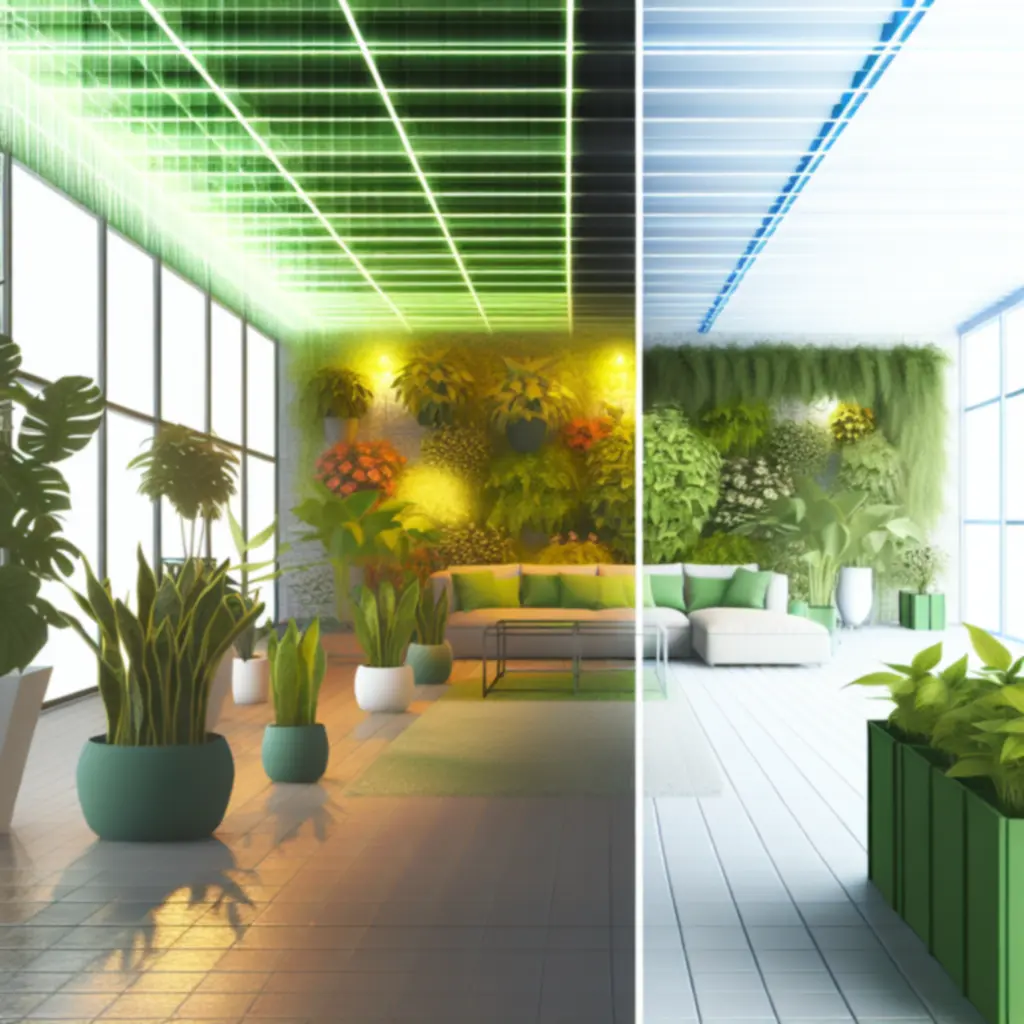 Lush, zöld növények egy üvegházban a Plant Lovers' Paradise kollekcióból